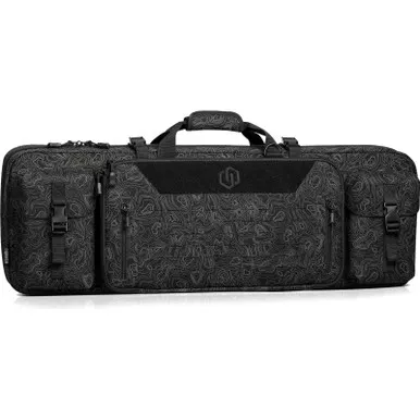SAVIOR EQUIPMENT Camo Urban Warfare Double Rifle Bag w/ Backpack Strap