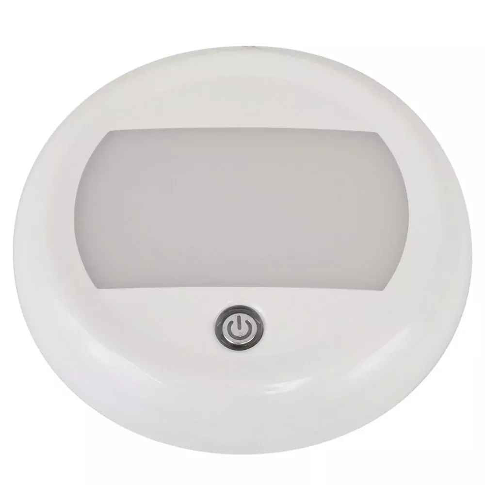 Scandvik 5″ Dome Light w/Switch & 3 Stage Dimming – 10-30V – IP67