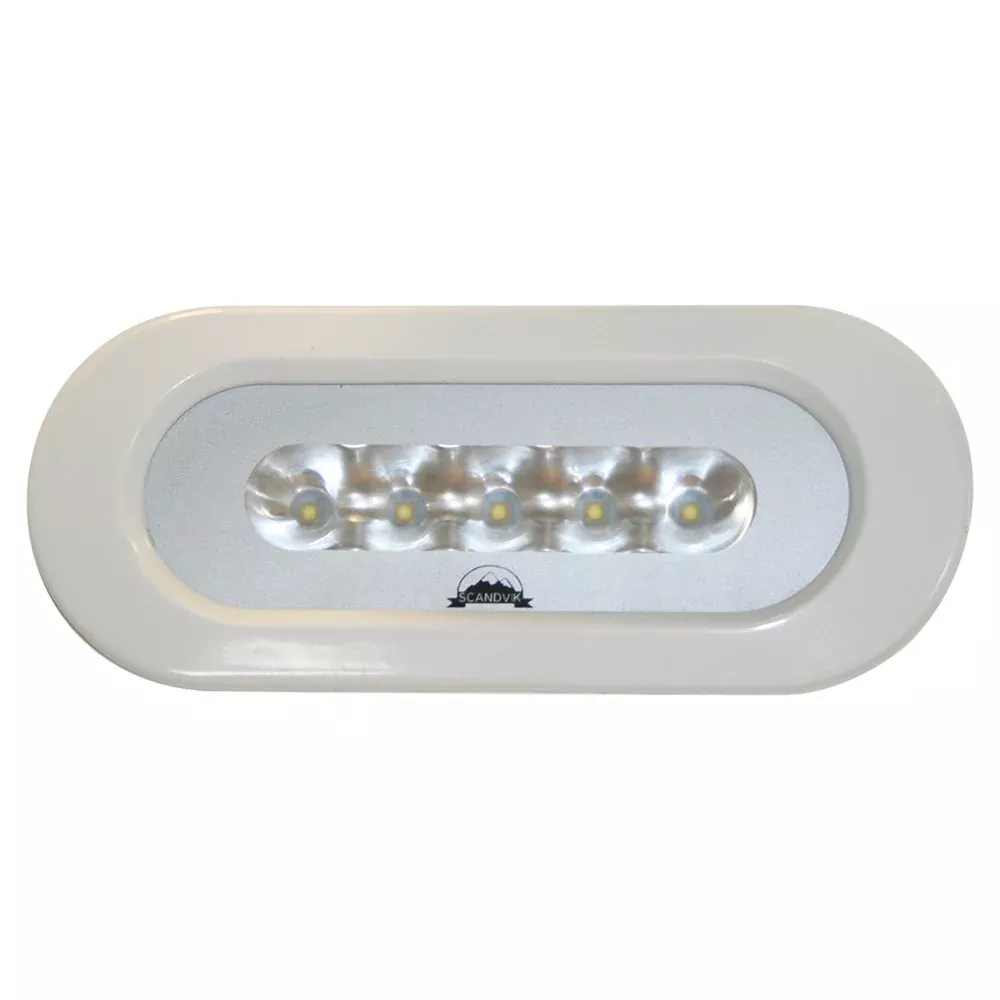 Scandvik Flush Mount Spreader Light – 10-30V – White