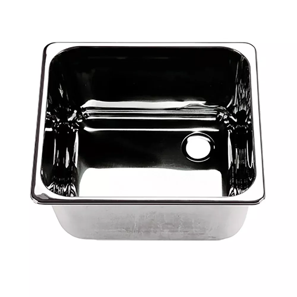 Scandvik Rectangular Sink Stainless Steel – Right Side Drain [10224]