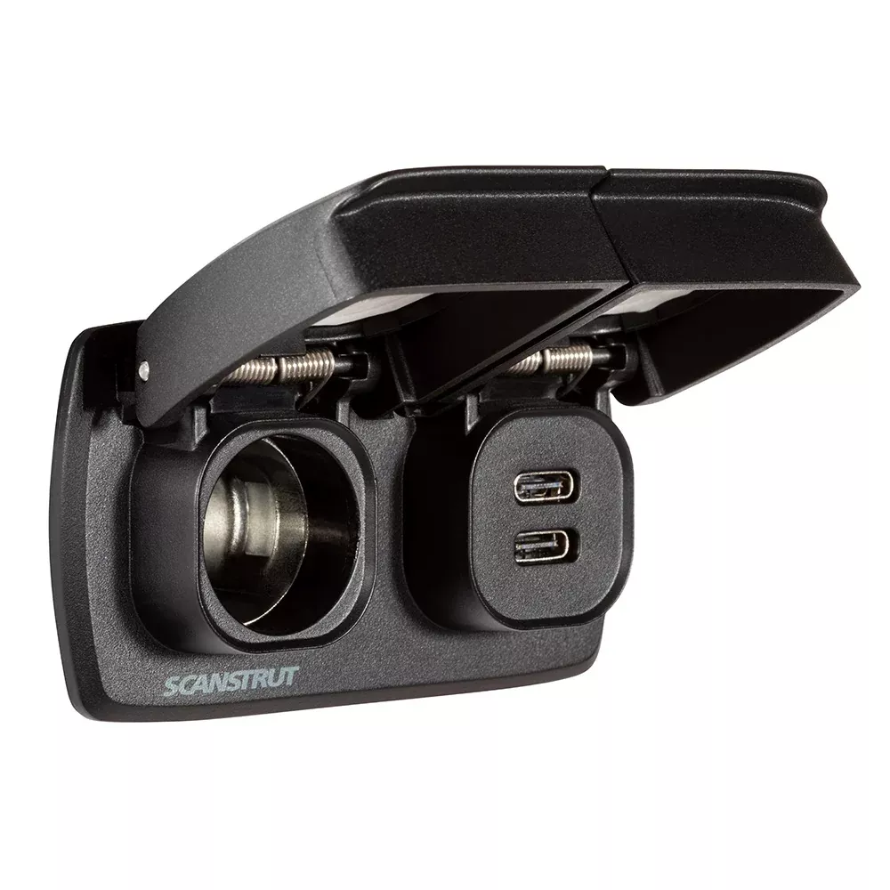 Scanstrut Flip Pro Multi – Dual USB-C & 12V Power Socket