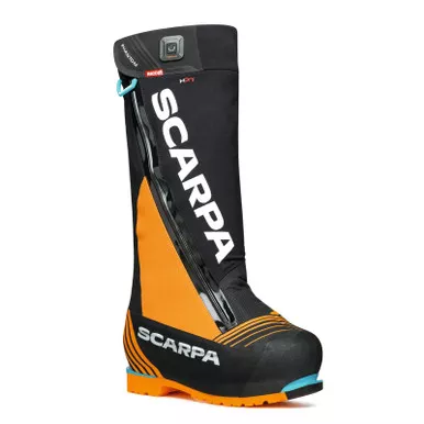 SCARPA Unisex Phantom 8000 Thermic HD Black/Bright Orange Mountain Boots (87403/500-BlkBorg)