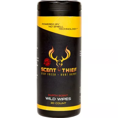 Scent Thief STWP-30 Wild Wipes, White, 30 Count