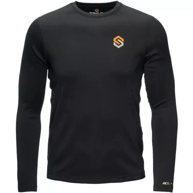 ScentLok Climafleece BaseSlayer Top Black Small