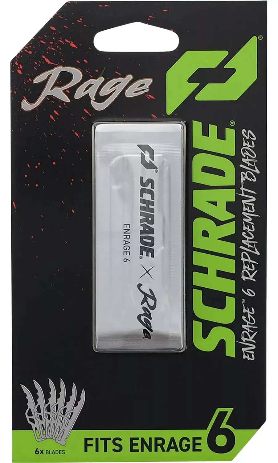 Schrade Enrage Replacement Blades for Enrage 8 Knife 6 Blades Per Pack 1197653