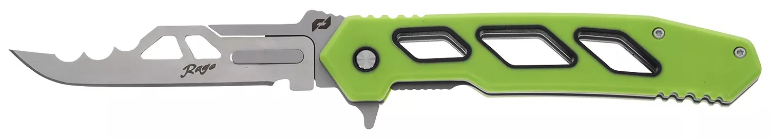 Schrade Isolate Enrage 8 Folding Knife 3″ 420A Replaceable Steel Blade Green Handle Liner Lock w/Sheath 1197646