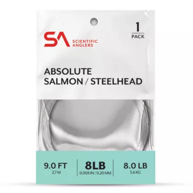 Scientific Anglers Absolute Salmon Steelhead Freshwater Leader 9' 10 Lb