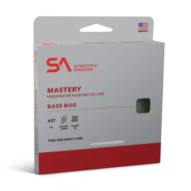 SCIENTIFIC ANGLERS Mastery Bass Bug Optic Green/Orange Fly Line