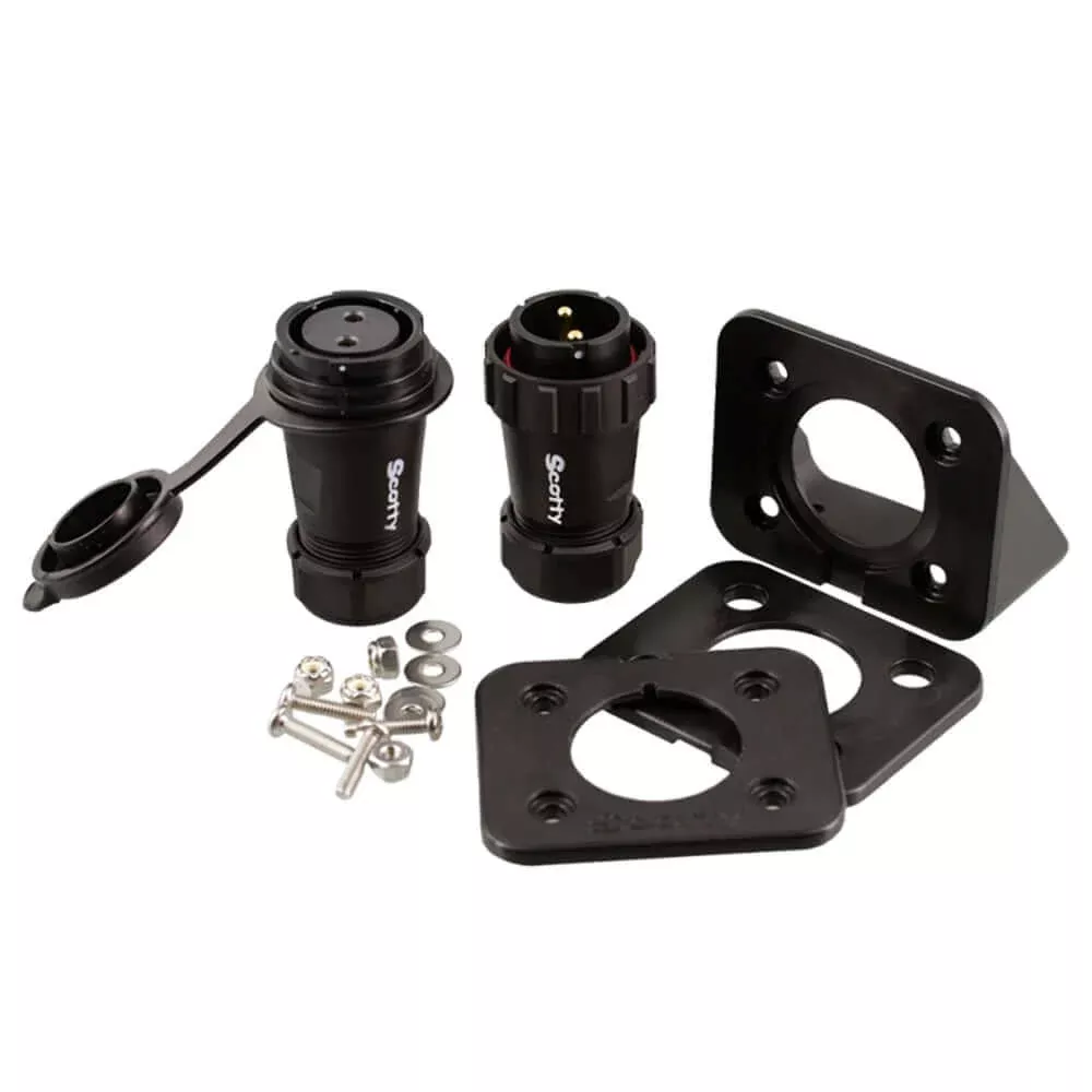 Scotty 2121 Marine Grade Plug & Socket - 12V - 2121
