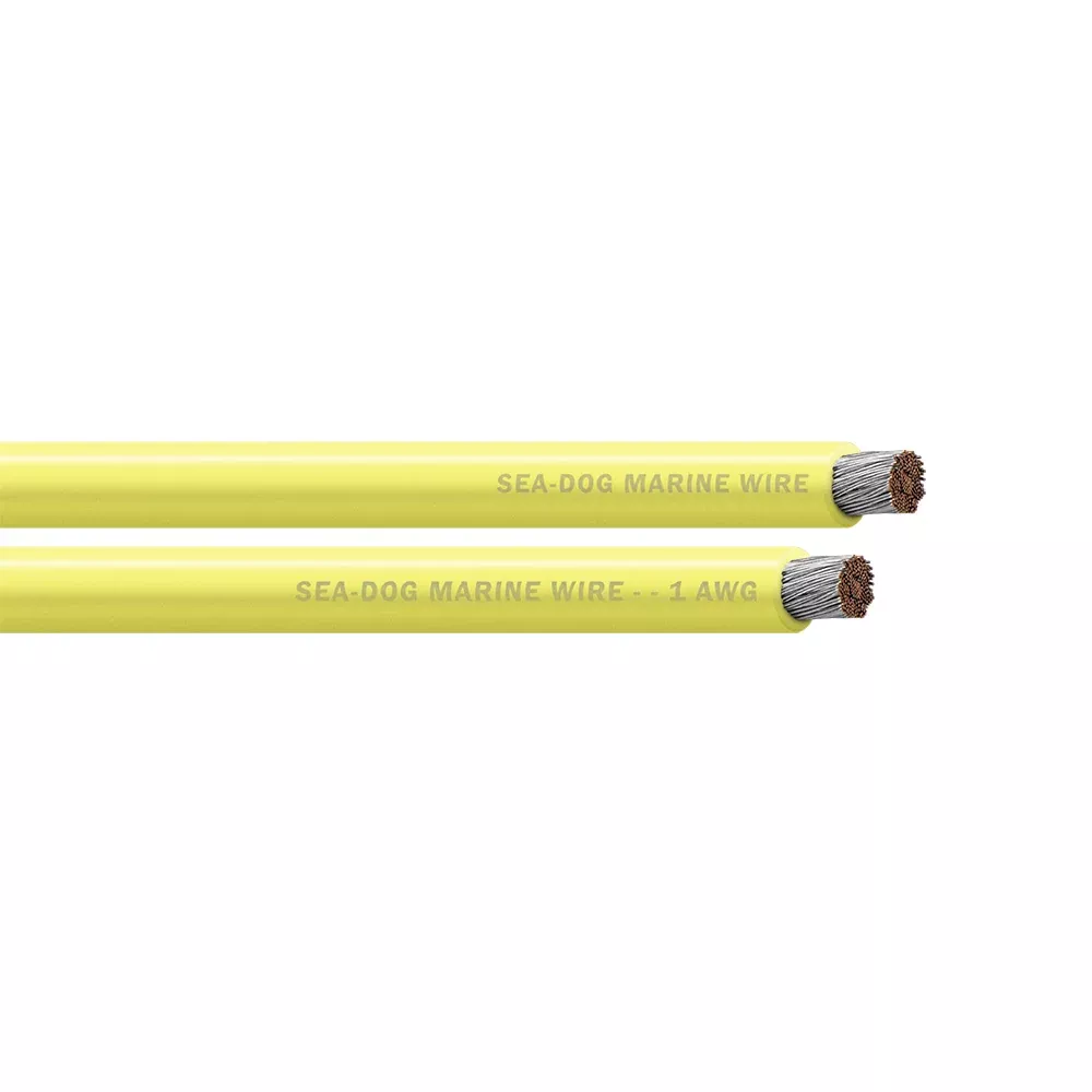 Sea-Dog 1 AWG Yellow Battery Cable – 300′ [8001035]