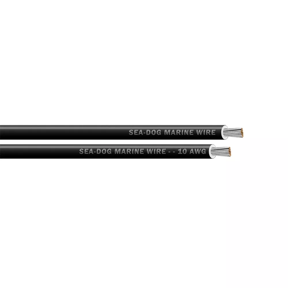 Sea-Dog 10 AWG Black Primary Wire – 500′ [8010017]