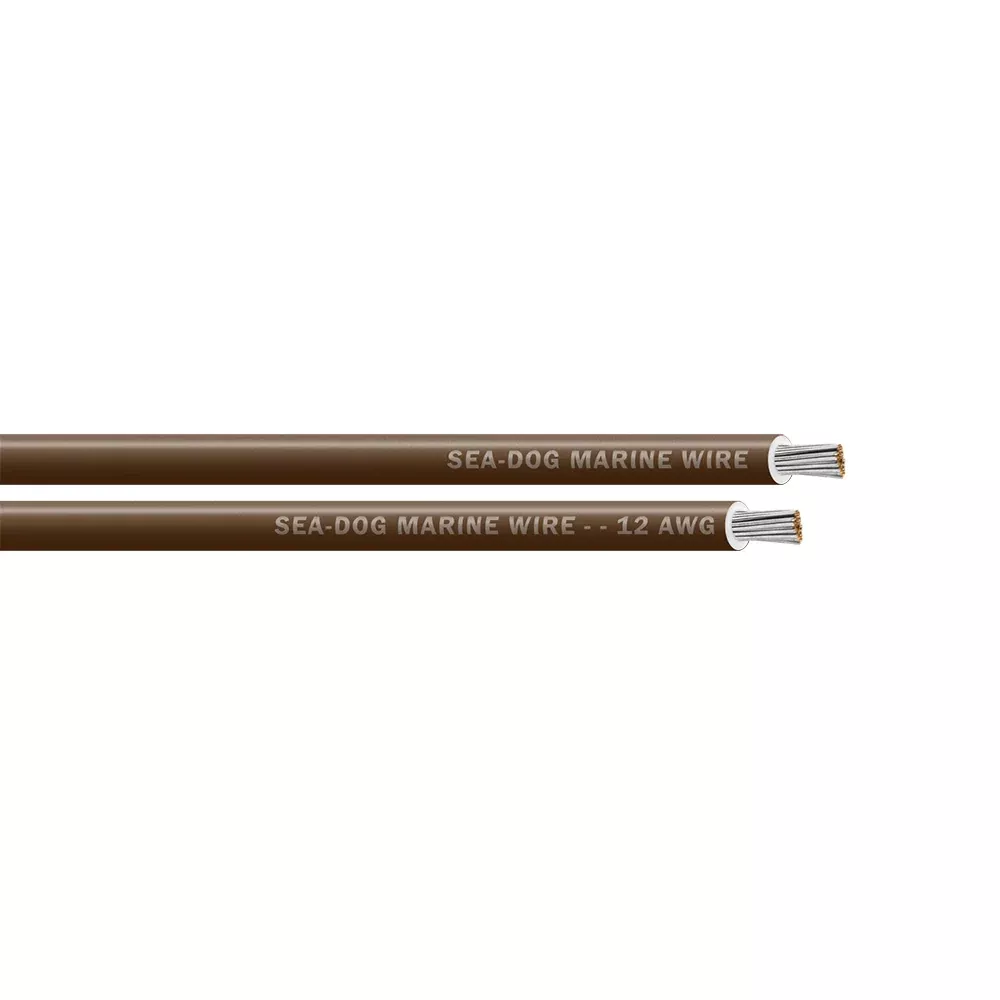 Sea-Dog 12 AWG Brown Primary Wire - 250' [8012074]