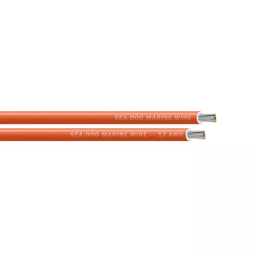 Sea-Dog 12 AWG Orange Primary Wire – 1000′ [8012089]