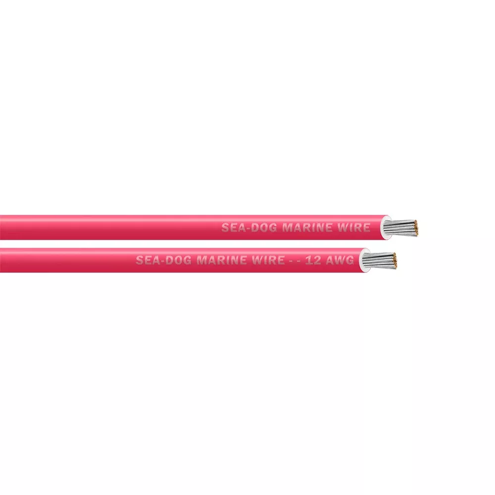 Sea-Dog 12 AWG Pink Primary Wire – 25′ [8012090]