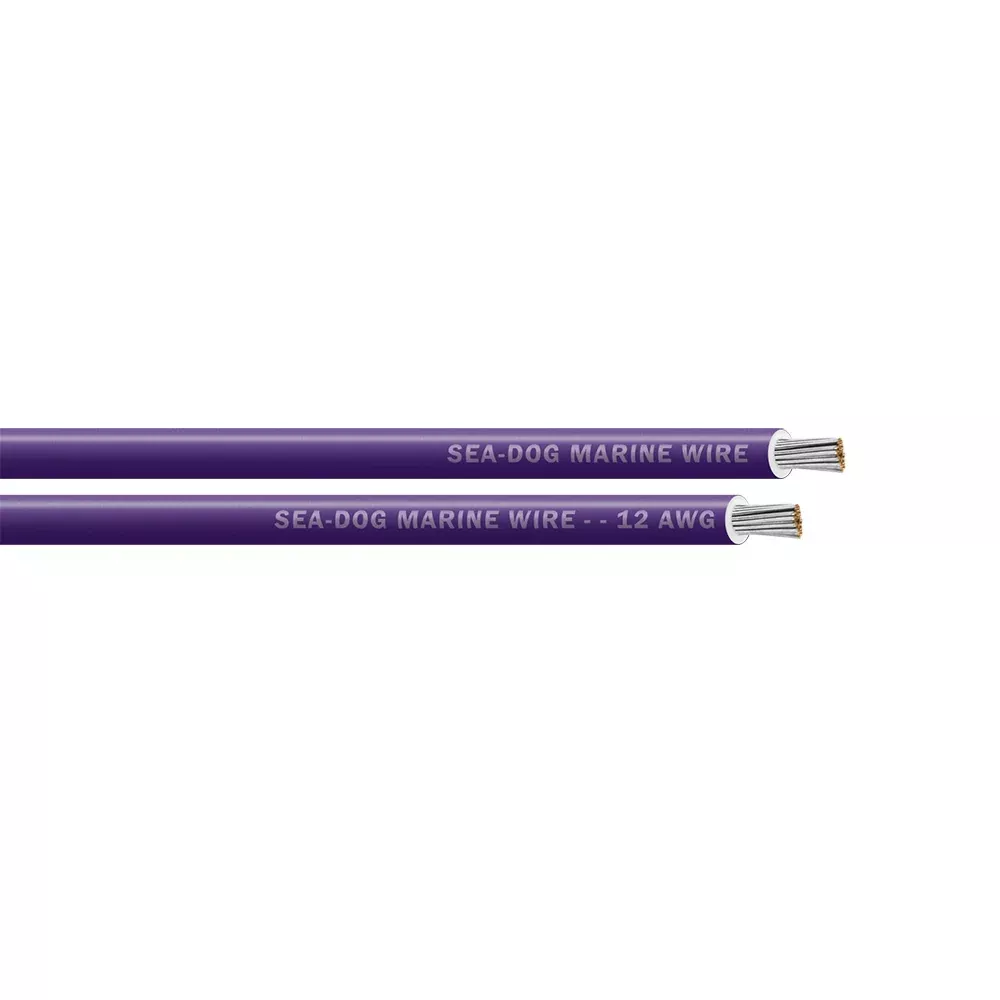 Sea-Dog 12 AWG Purple Primary Wire – 100′ [8012102]