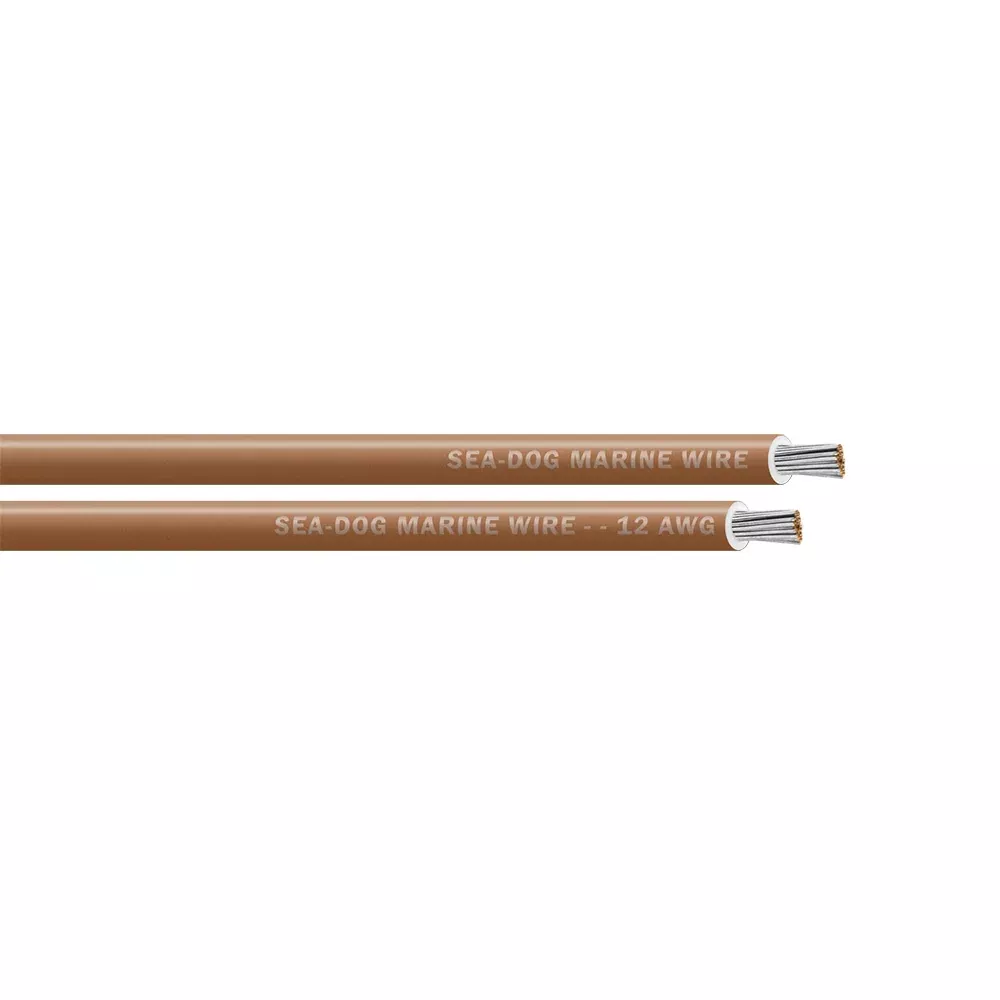 Sea-Dog 12 AWG Tan Primary Wire – 100′ [8012122]