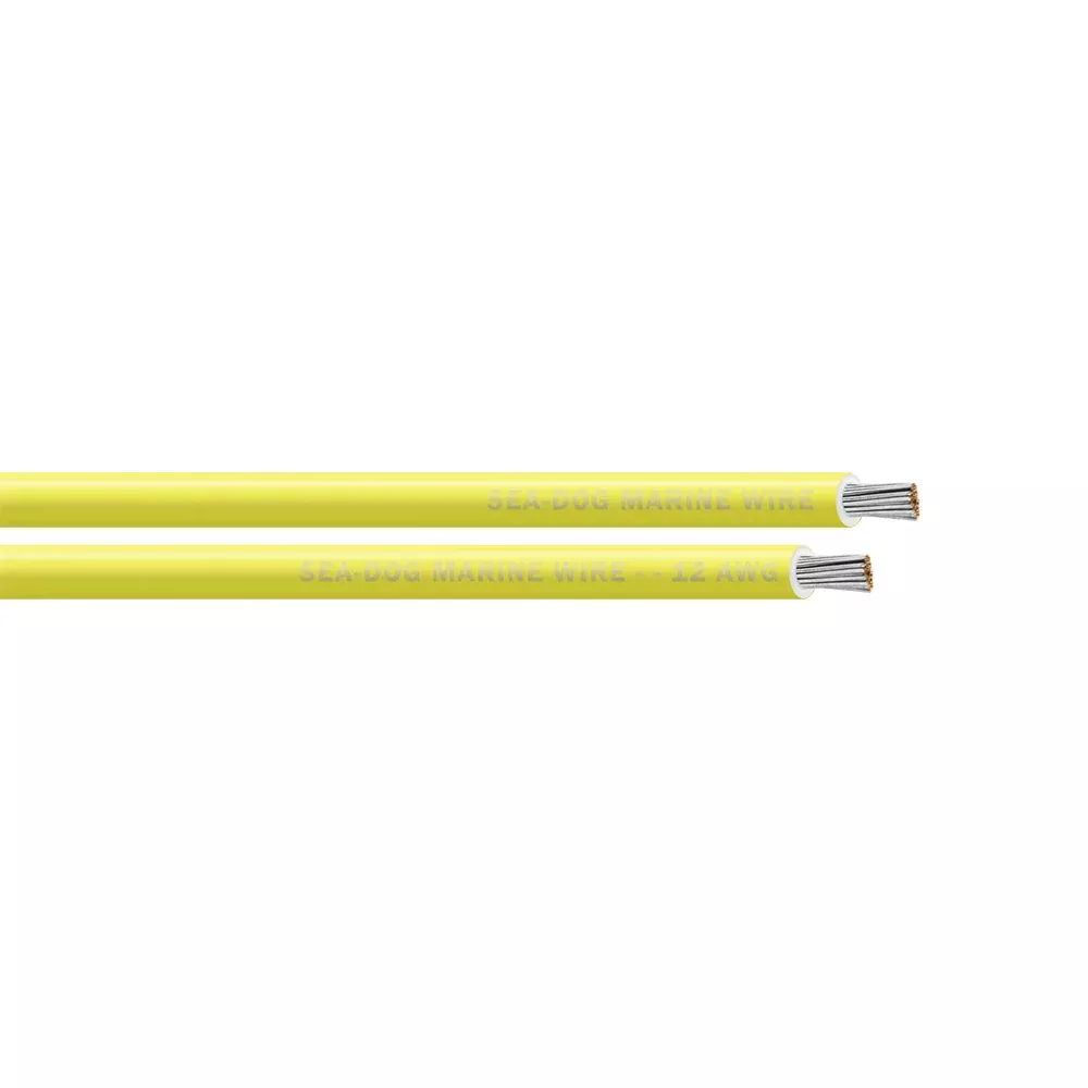 Sea-Dog 12 AWG Yellow Primary Wire - 25' [8012030]