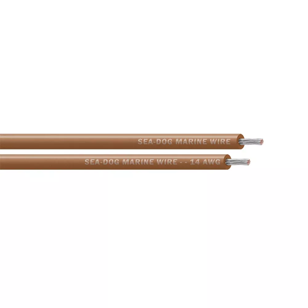 Sea-Dog 14 AWG Tan Primary Wire – 25′ [8014120]