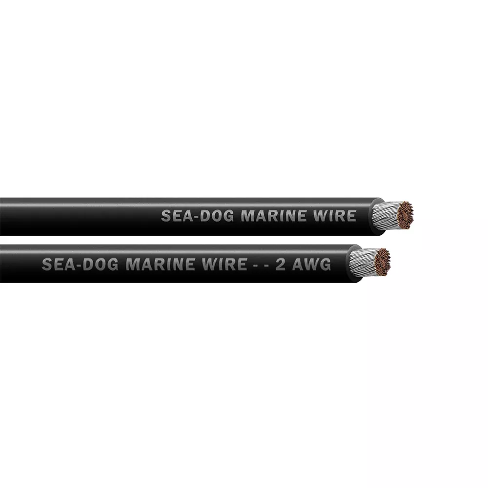 Sea-Dog 2 AWG Black Battery Cable - 250' - 8002014