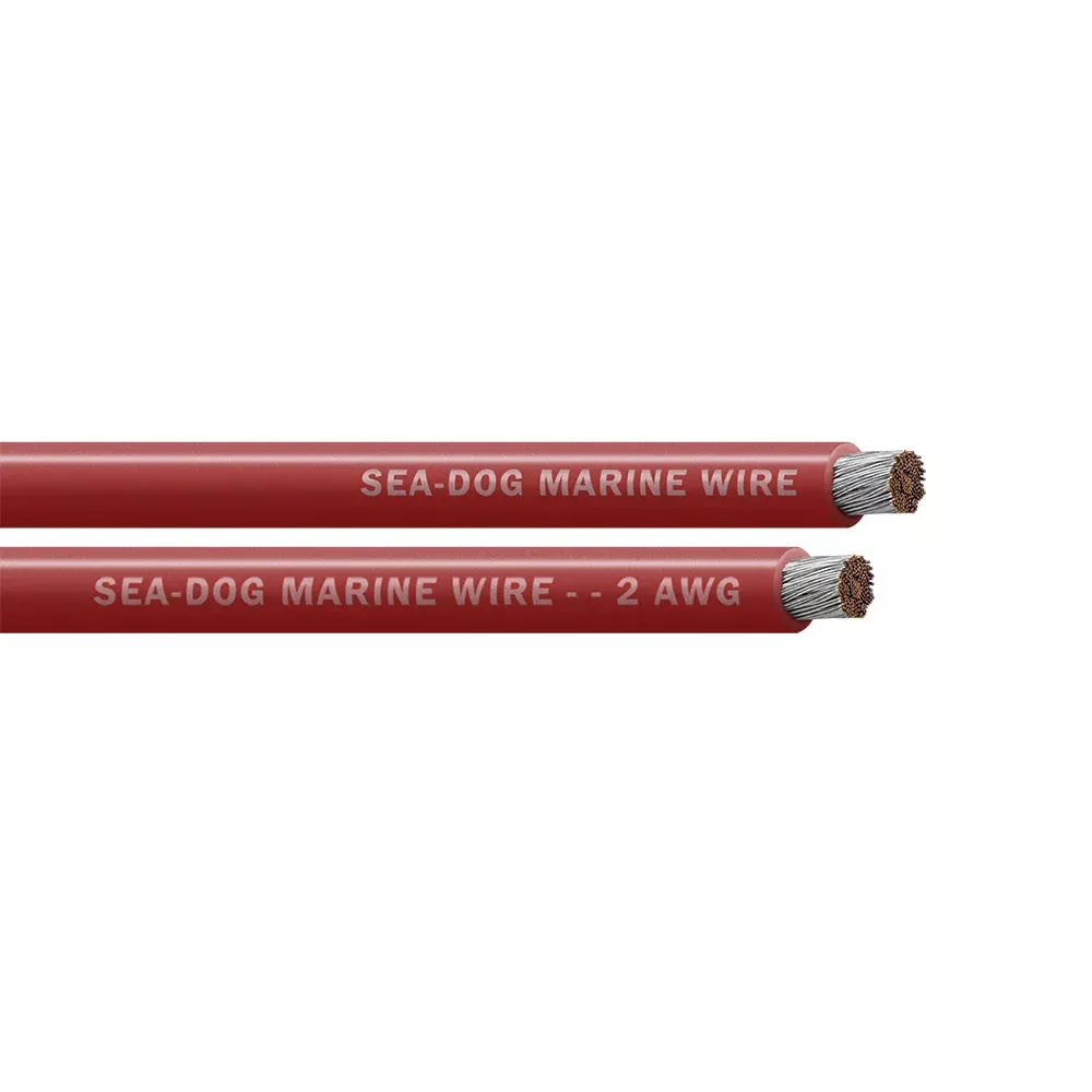 Sea-Dog 2 AWG Red Battery Cable – 100′ [8002022]