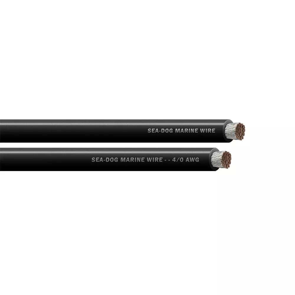 Sea-Dog 4/0 AWG Black Battery Cable - 25' - 8041010