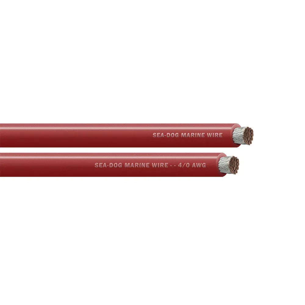 Sea-Dog 4/0 AWG Red Battery Cable – 50′ [8041021]