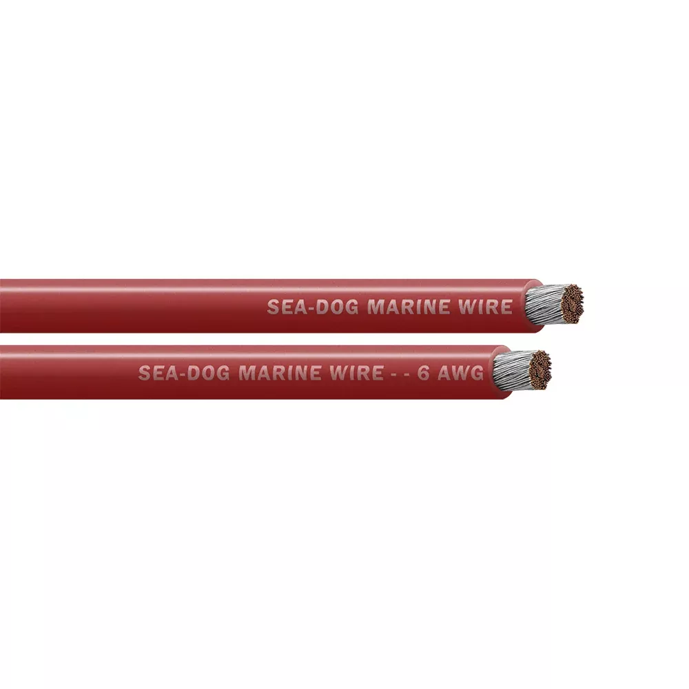 Sea-Dog 6 AWG Red Battery Cable – 750′ [8006028]