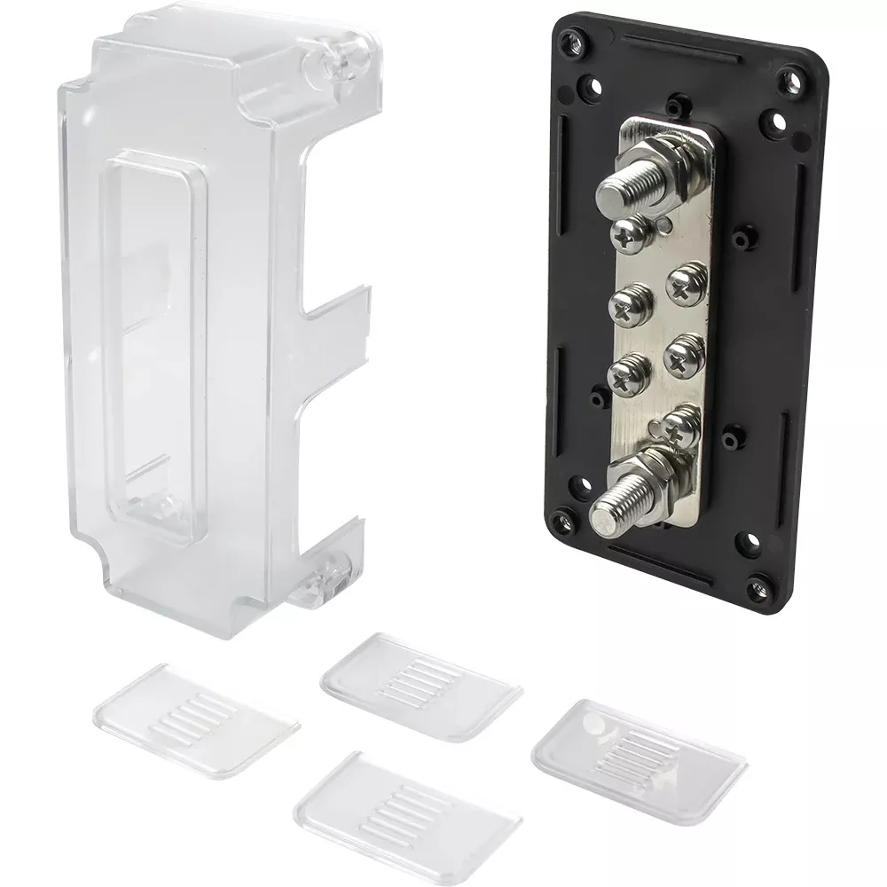 Sea-Dog Buss Bar w/Cover – 6 Terminals