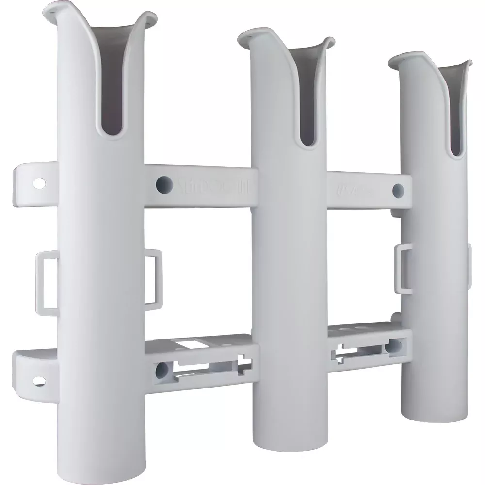 Sea-Dog Triple Threat Three Pole Rod Holder – White