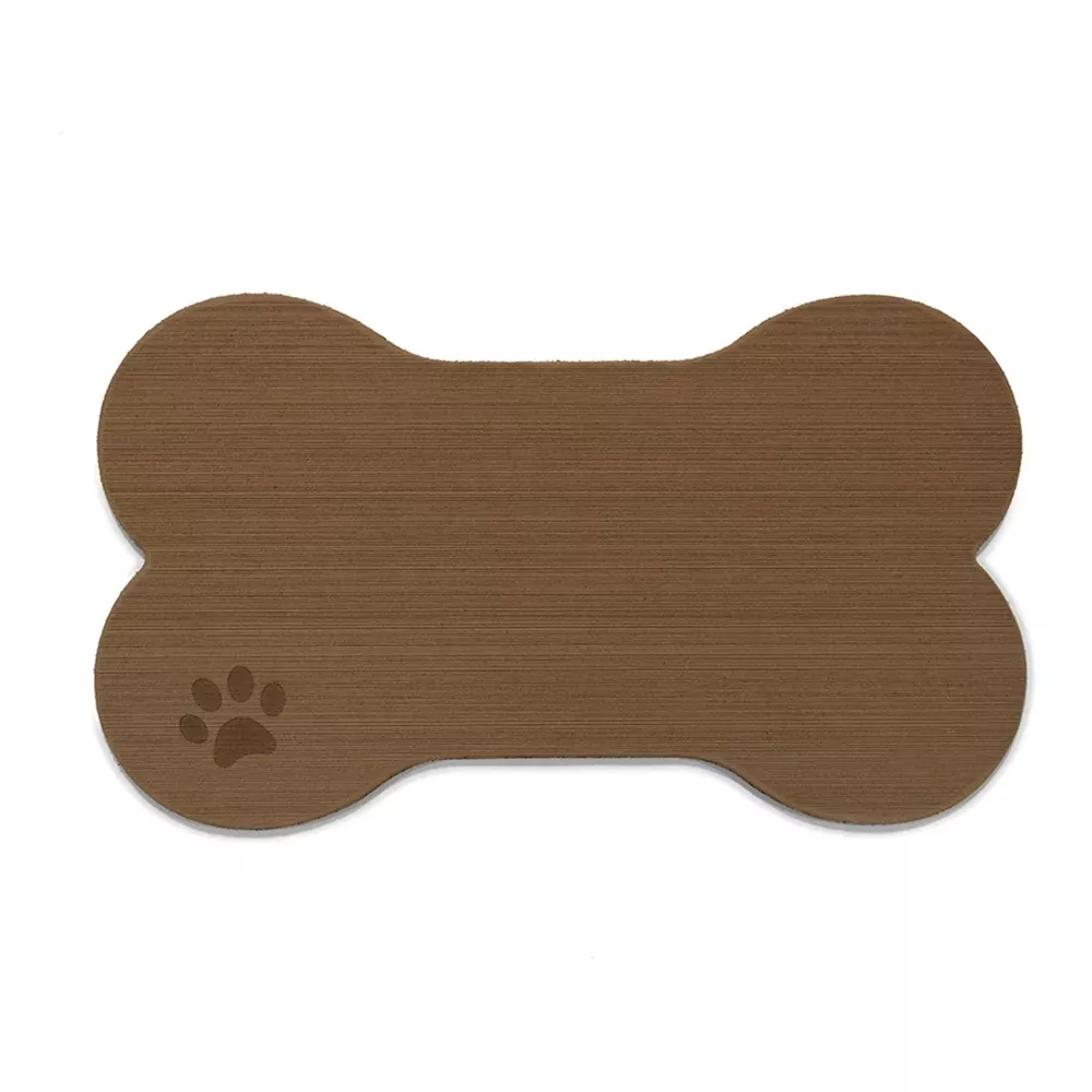 SeaDek Dog Bowl Mat – Cappuccino/Black – Large – 16.5″ x 29.5″ [63207-91090]