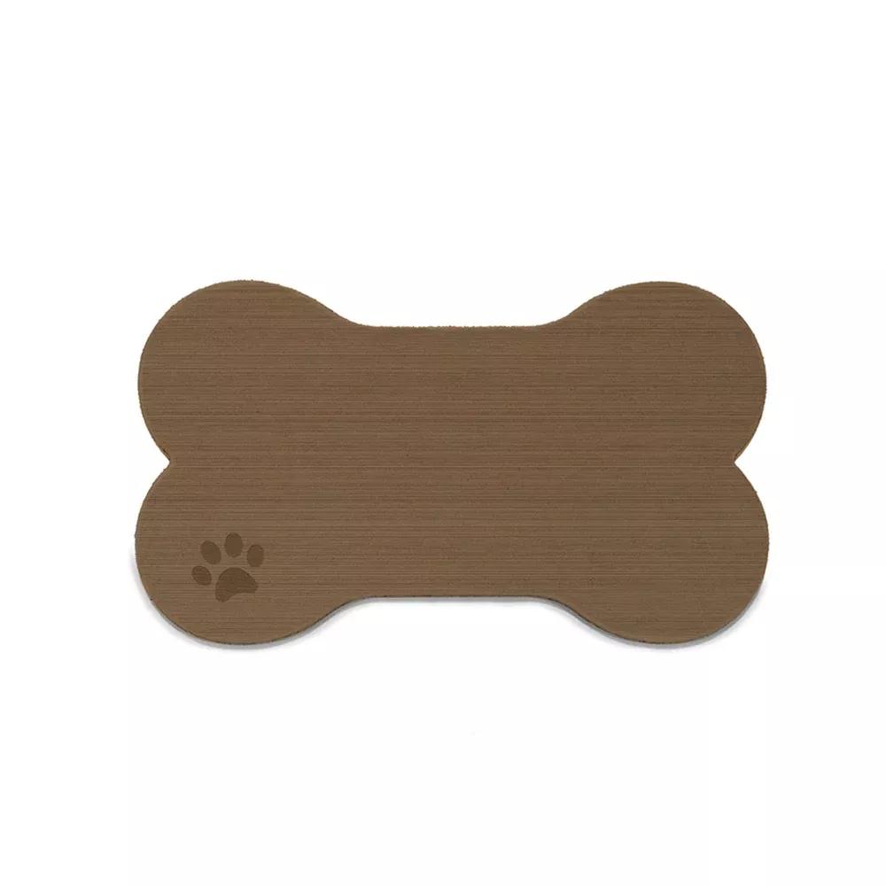 SeaDek Dog Bowl Mat – Cappuccino/Black – Medium – 12.5″ x 24″ [62714-91090]