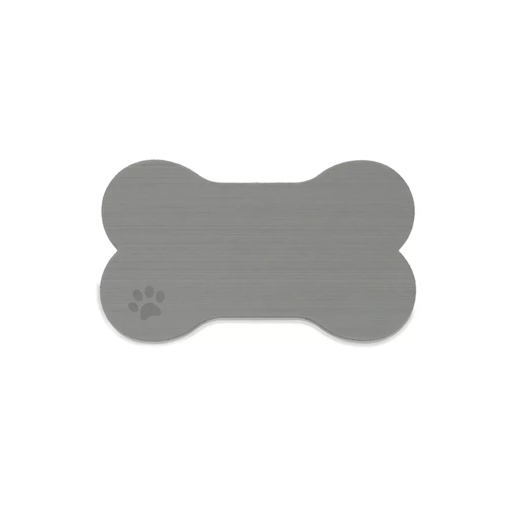 SeaDek Dog Bowl Mat - Storm Grey/Black - Small - 12" x 21" [62713-90837]