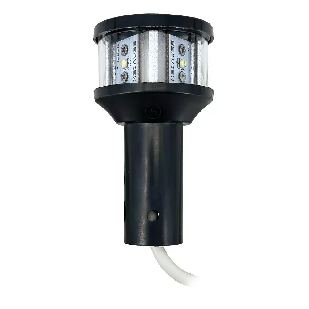 Seaview 12V C5 Certified Round 3nm LED Combo Masthead All-Round Light – Black [LTBLED12C5BLK]