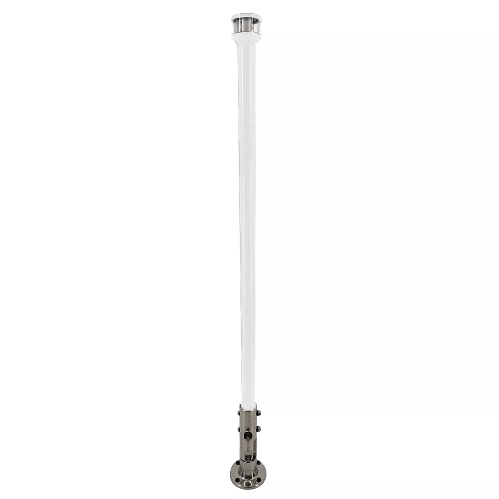 Seaview 36″ Manually Folding Light Post w/316 Stainless Steel BaseLTBLED12C5 Navigation Light – Black [SVMHB136LEDSSB]