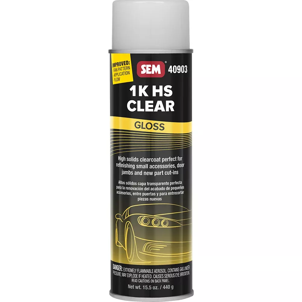 SEM 1K HS Clear – 20oz Aerosol Can – Gloss Finish [40903]