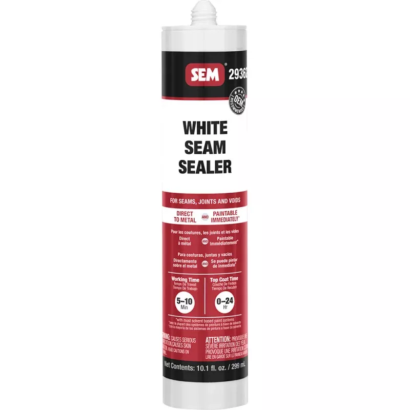 SEM 1K Seam Sealer – 10.1oz Tube – White