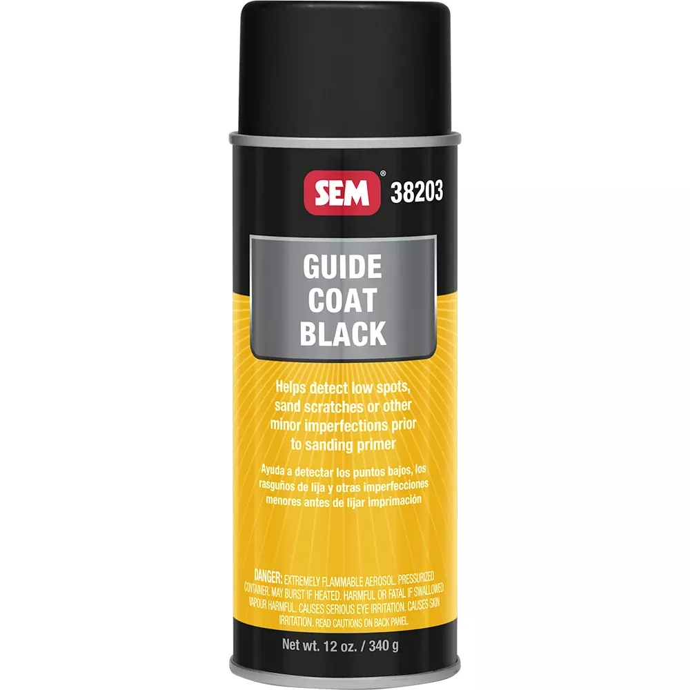 SEM Guide Coat – 16oz Aerosol Can – Black [38203]