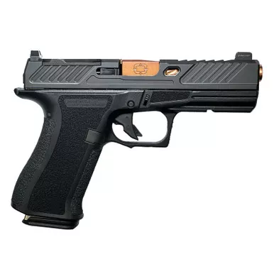 Shadow Systems Elite 9mm 4.18in Spiral Unthreaded Bronze Barrel 2x 15rd Mags Black