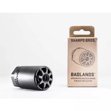 Sharps Bros. Badlands Integrated Muzzle Brake & Blast Deflector