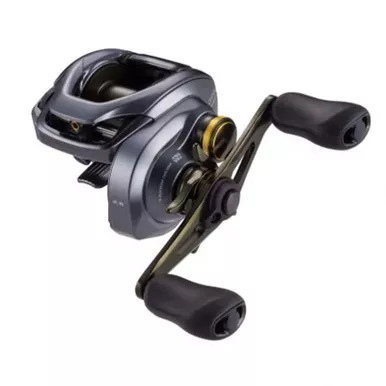 Shimano Curado DC 200 8.5 Gear Ratio 37" line per crank Left Hand Dark Grey