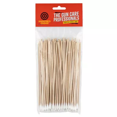 SHOOTER'S CHOICE Gun Cleaning 100-Pack Cotton Swabs (SHF-241-100B)