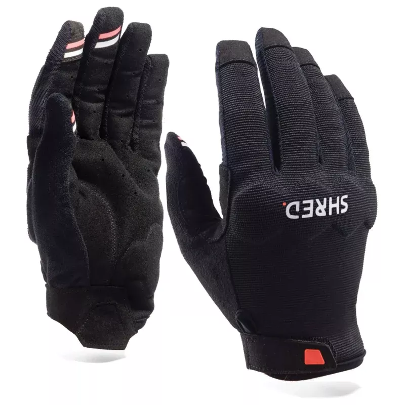SHRED OPTICS Lite Gloves Black Medium – Lightweight and Comfortable for Cycling and Outdoor Activities