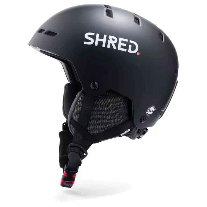 SHRED OPTICS Totality Noshock Black Small – Lightweight Performance Ski Goggles