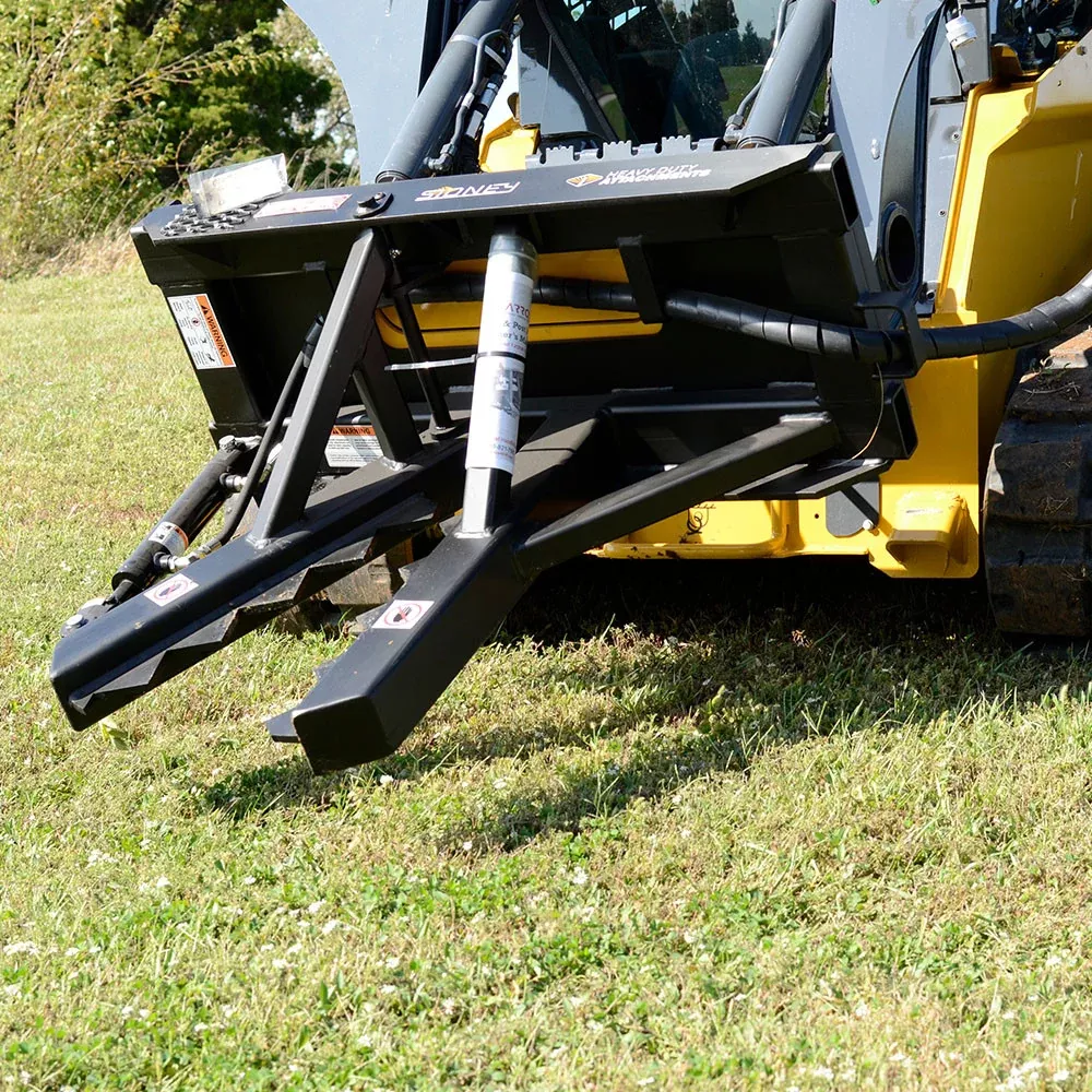 Sidney Tree and Post Puller | Model TJ12UN-TRK | Jaw Opening 12″ | 20-35 HP | 8-10 GPM | For Skid Steer & Tractors