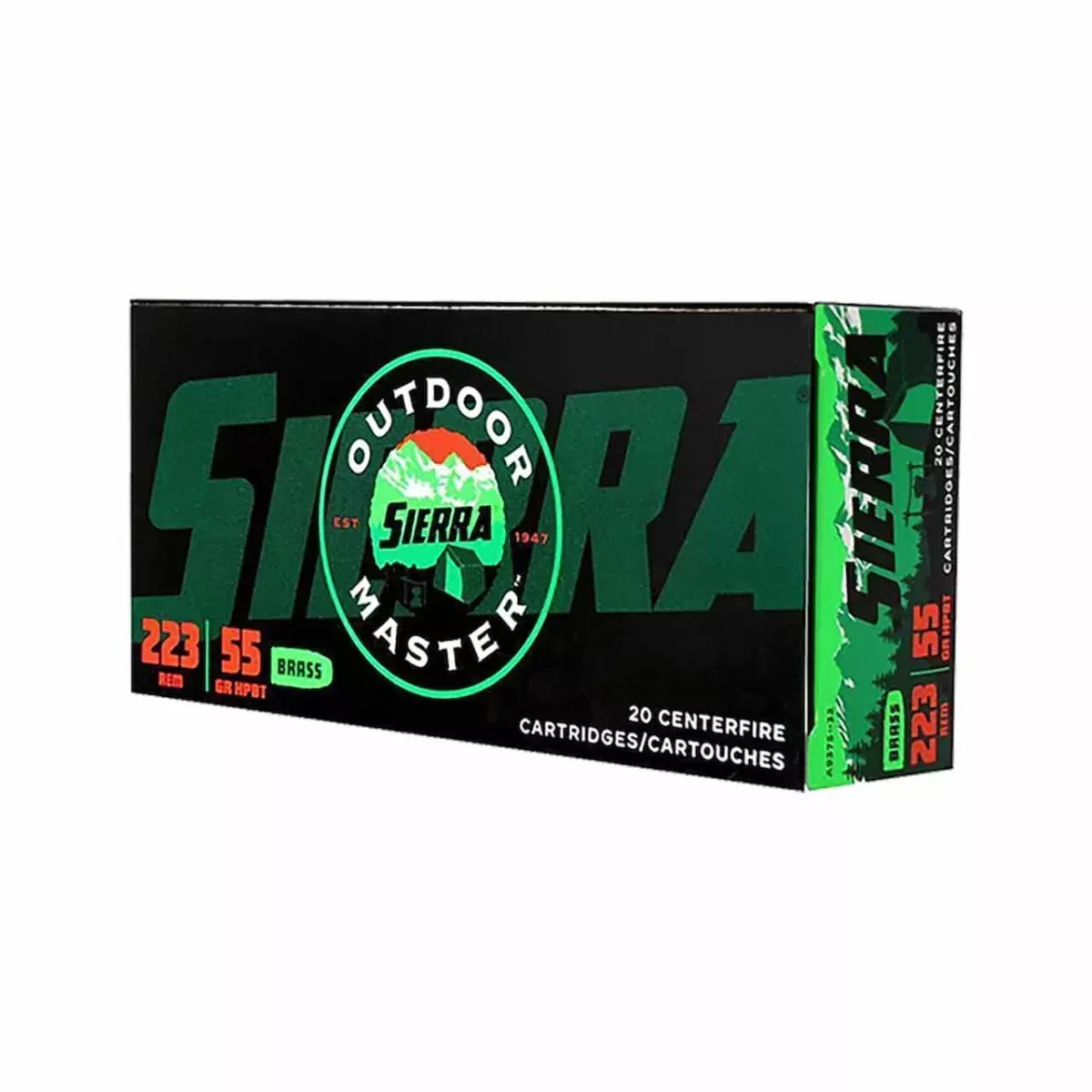 Sierra Outdoor Master 223Rem 55gr HPBT 20rd