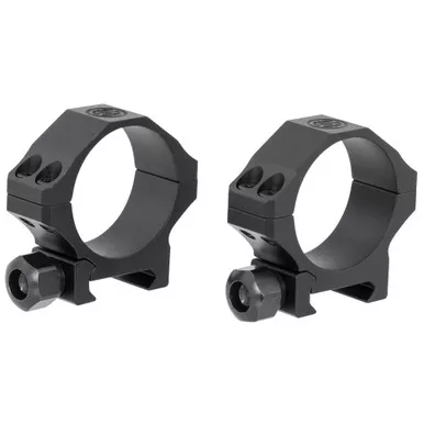 SIG SAUER Alpha1 1in Extra High Aluminum Matte Black Scope Rings (SOA10022)