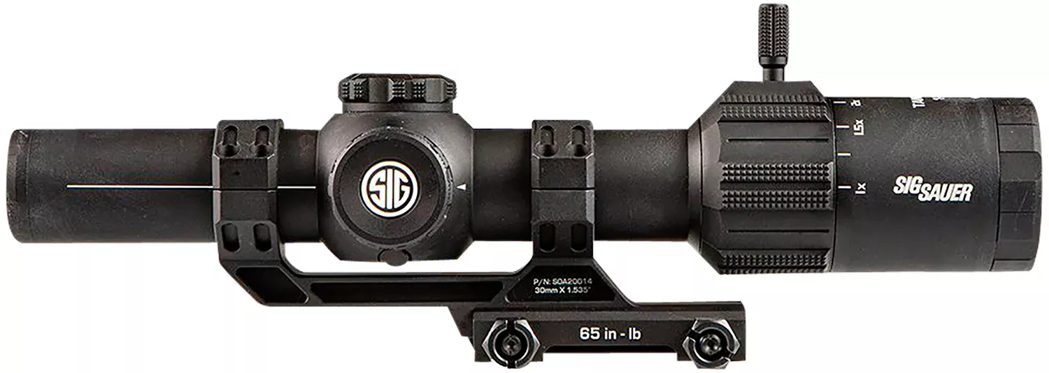 Sig Sauer Electro-Optics Tango-MSR LPVO 1-6x 24mm 30mm Tube