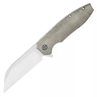 SIG SAUER Karak Satin Wharnecliffe Knife with Green Micarta Handle (KA-7SG)