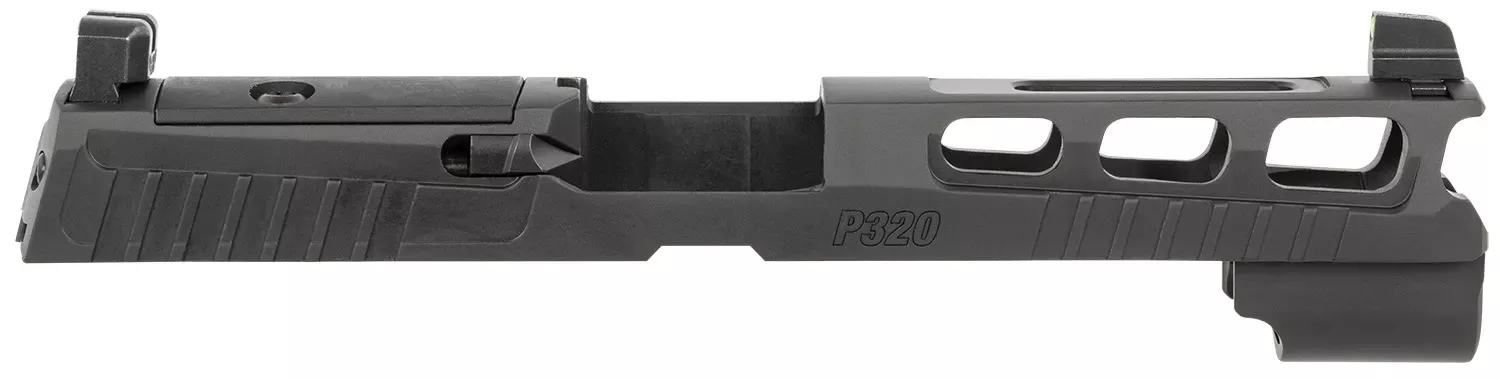 Sig Sauer P320 9mm Luger PVD Black Optic Ready Slide XRAY3 Suppressor Sights ROMEO1 PRO/ROMEO2