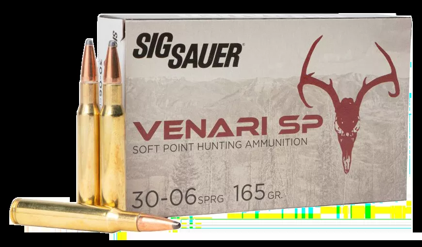 Sig SauerVenari30-06 Springfield 165 gr Soft Point (SP) 20 Bx/10 Cs